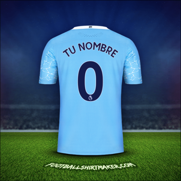 Camiseta Manchester City 2020/21 -  tu nombre - 0