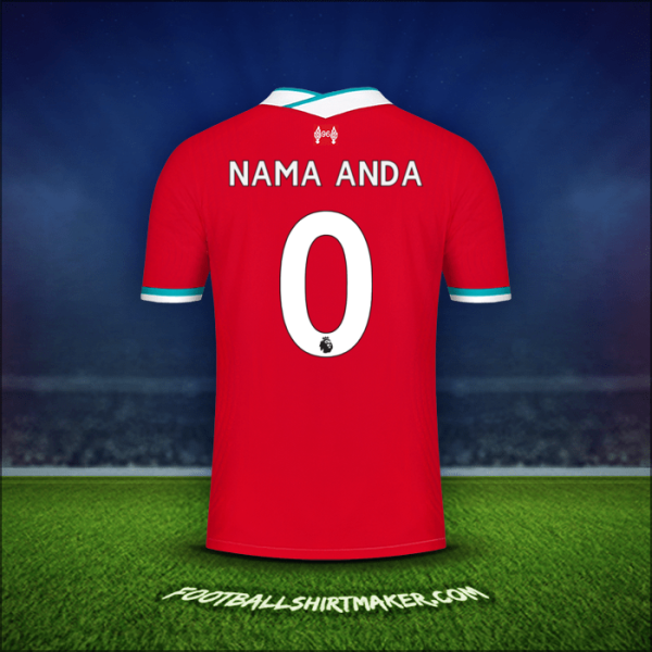 Jersey Liverpool FC 2020/21 -  nama anda - 0