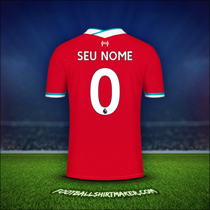 Camisa Liverpool FC 2020/21 -  seu nome - 0