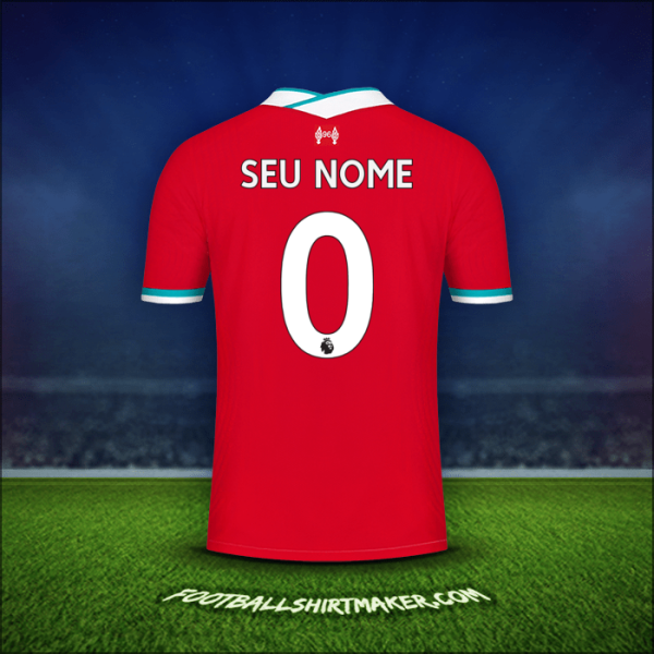 Camisa Liverpool FC 2020/21 -  seu nome - 0