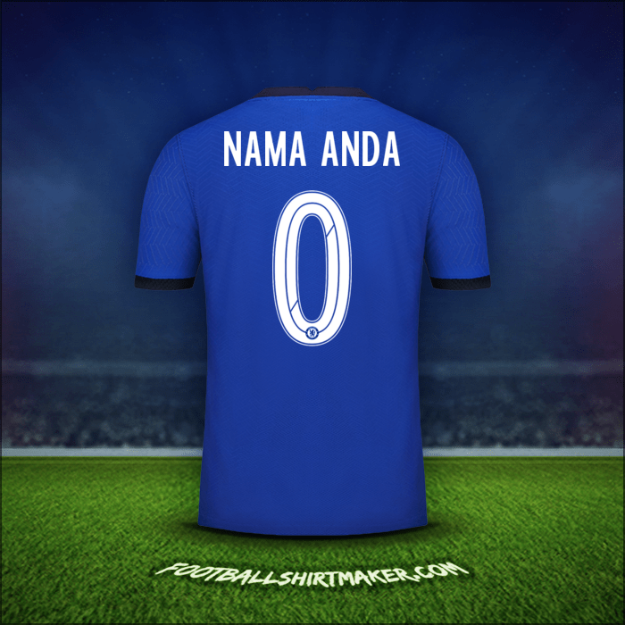 Jersey Chelsea Cup 2020/21 -  nama anda - 0