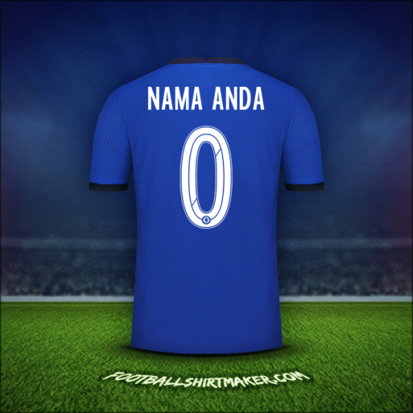 Jersey Chelsea Cup 2020/21 -  nama anda - 0