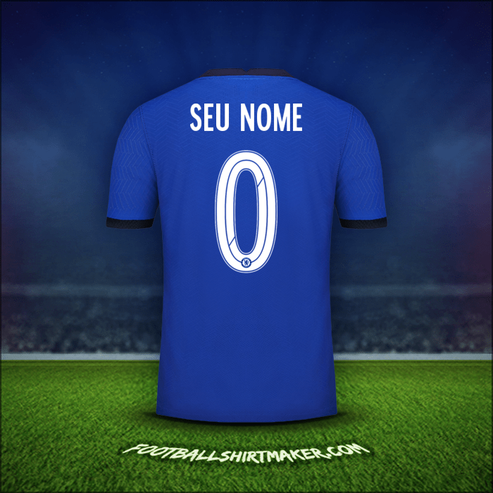 Camisa Chelsea Cup 2020/21 -  seu nome - 0