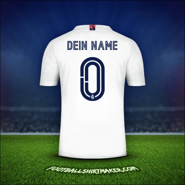 Trikot Real Madrid CF Cup 2020/21 -  dein name - 0