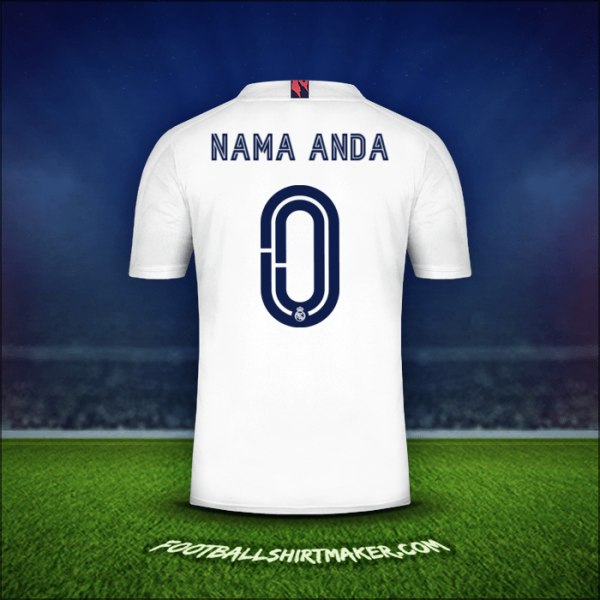 Jersey Real Madrid CF Cup 2020/21 -  nama anda - 0