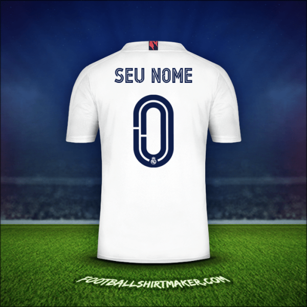 Camisa Real Madrid CF Cup 2020/21 -  seu nome - 0