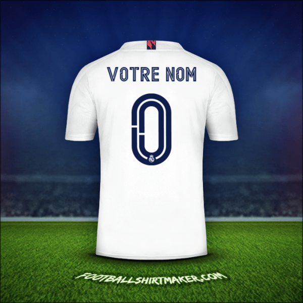 Maillot Real Madrid CF Cup 2020/21 -  votre nom - 0