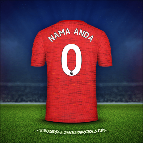 Jersey Manchester United 2020/21 -  nama anda - 0