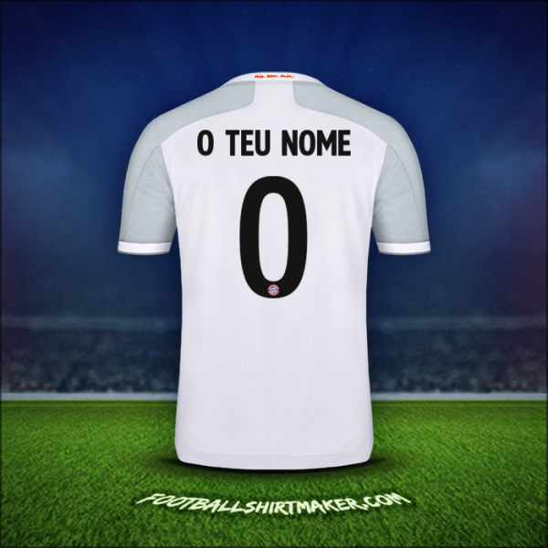 Camisola FC Bayern Munchen Cup 2020/21 Alternativa -  o teu nome - 0
