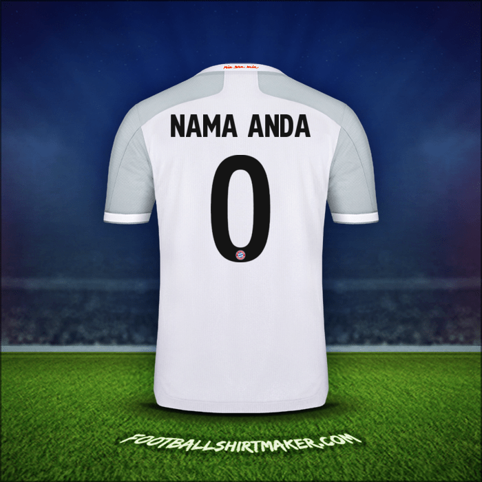 Jersey FC Bayern Munchen Cup 2020/21 Alternatif -  nama anda - 0