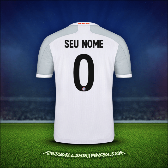 Camisa FC Bayern Munchen Cup 2020/21 Alternativa -  seu nome - 0