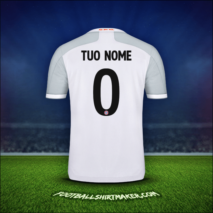 Maglia FC Bayern Munchen Cup 2020/21 Seconda -  tuo nome - 0