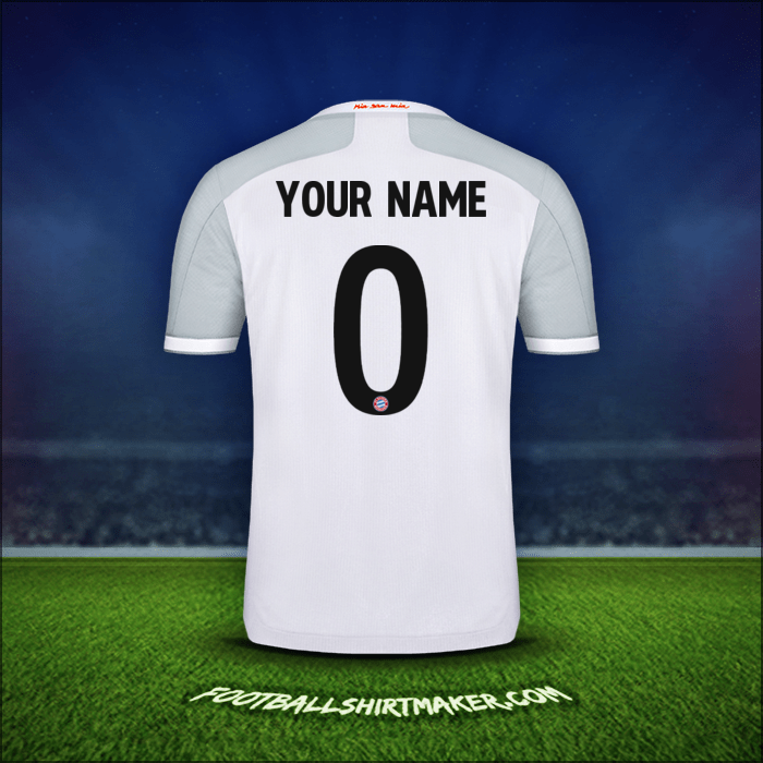 Shirt FC Bayern Munchen Cup 2020/21 Away -  your name - 0