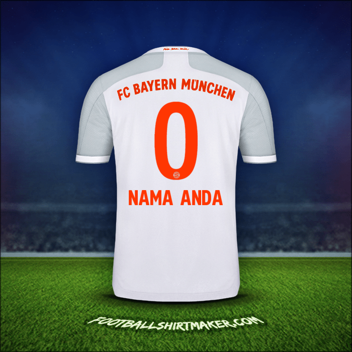 Jersey FC Bayern Munchen 2020/21 Alternatif -  nama anda - 0