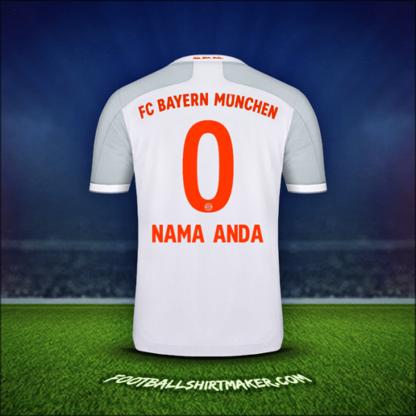 Jersey FC Bayern Munchen 2020/21 Alternatif -  nama anda - 0