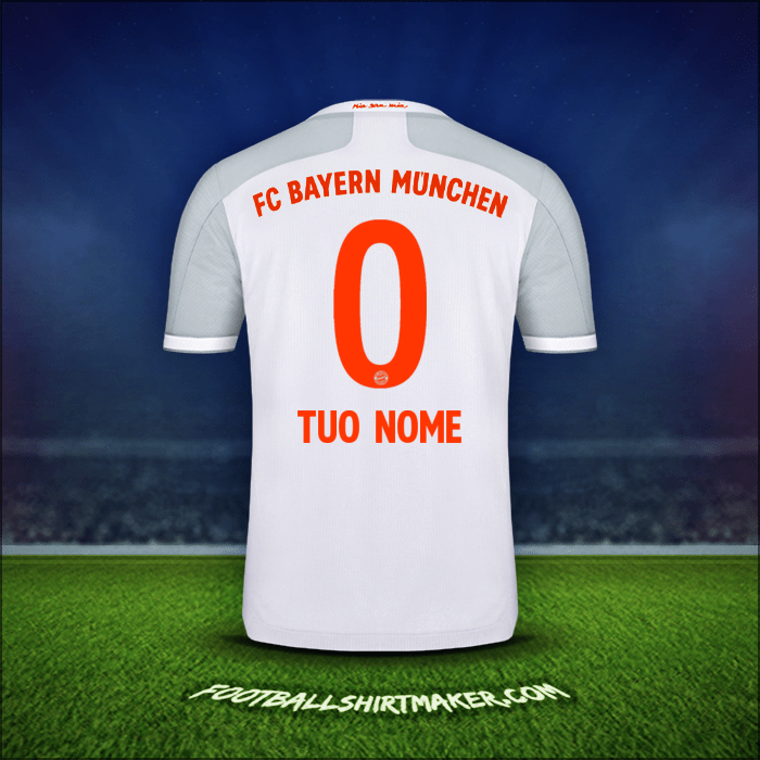 Maglia FC Bayern Munchen 2020/21 Seconda -  tuo nome - 0