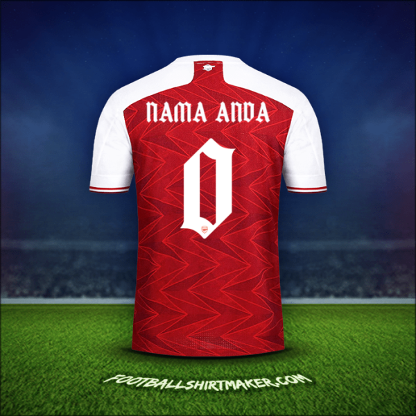 Jersey Arsenal Cup 2020/21 -  nama anda - 0