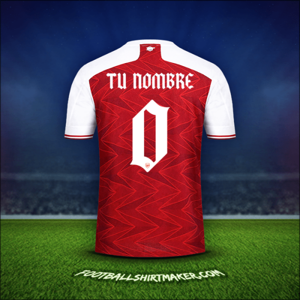 Jersey Arsenal Cup 2020/21 -  tu nombre - 0