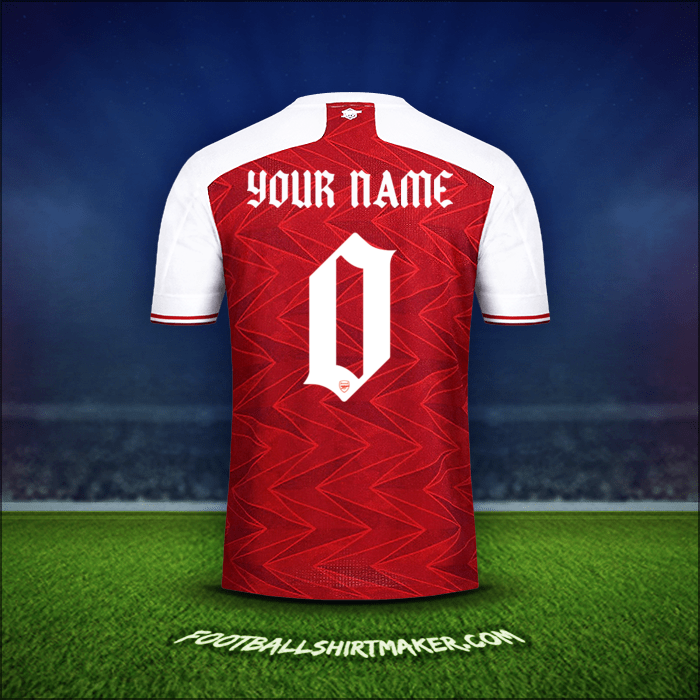 Shirt Arsenal Cup 2020/21 -  your name - 0