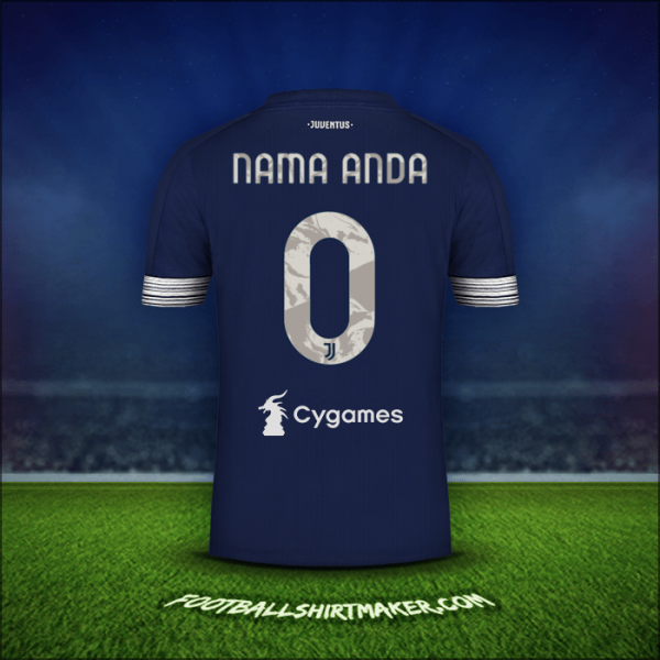 Jersey Juventus FC 2020/21 Alternatif -  nama anda - 0