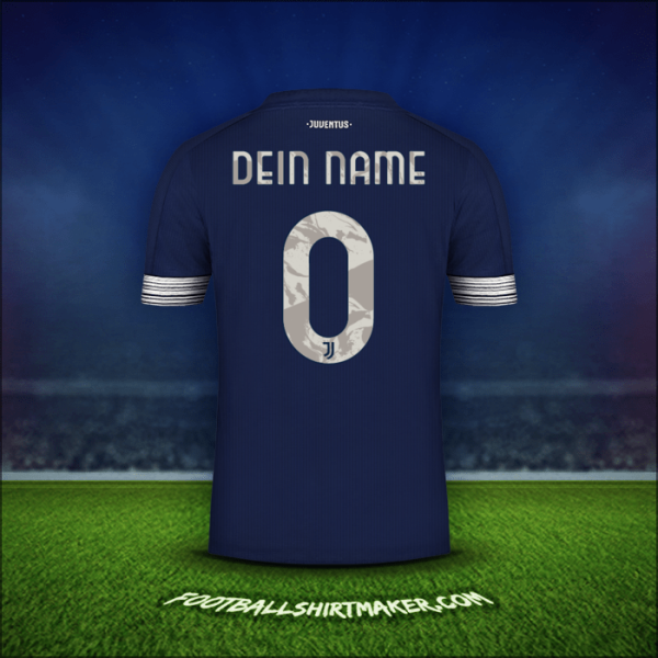Trikot Juventus FC Cup 2020/21 Auswärts -  dein name - 0