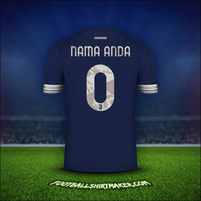 Jersey Juventus FC Cup 2020/21 Alternatif -  nama anda - 0