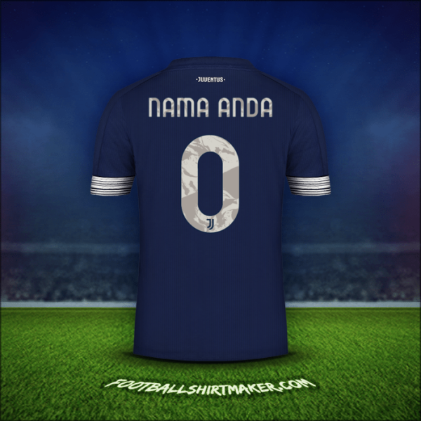 Jersey Juventus FC Cup 2020/21 Alternatif -  nama anda - 0
