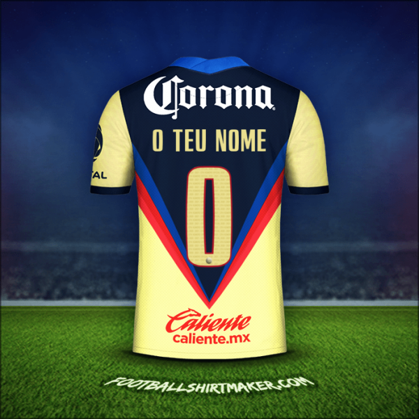 Camisola Club America 2020/21 -  o teu nome - 0