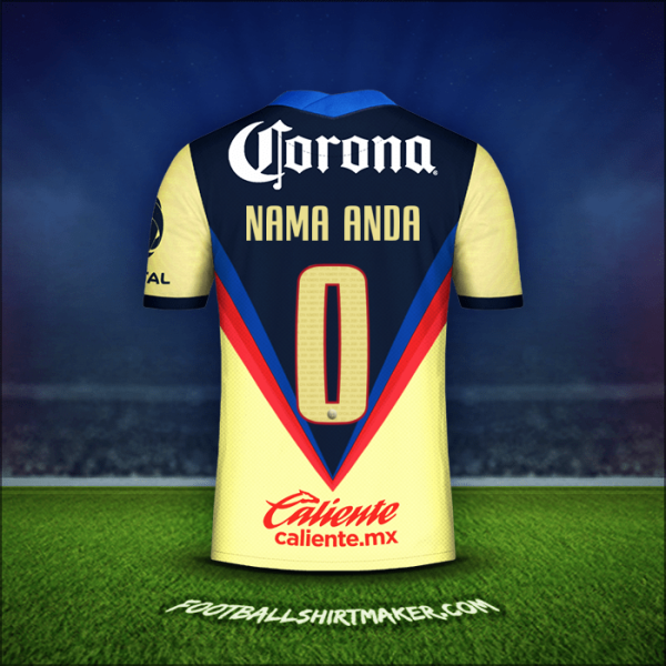 Jersey Club America 2020/21 -  nama anda - 0