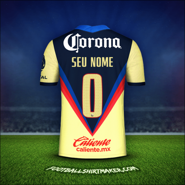 Camisa Club America 2020/21 -  seu nome - 0