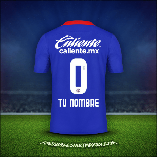 Camiseta Cruz Azul 2020/21 -  tu nombre - 0