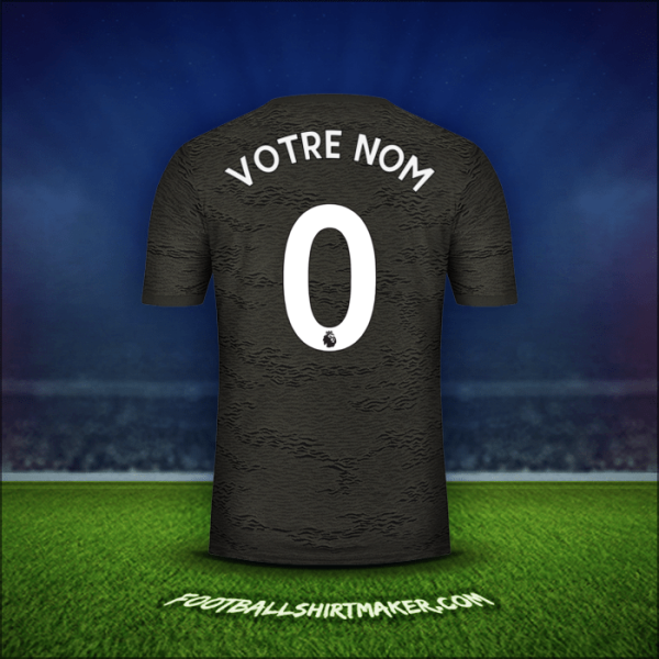 Maillot Manchester United 2020/21 Extérieur -  votre nom - 0