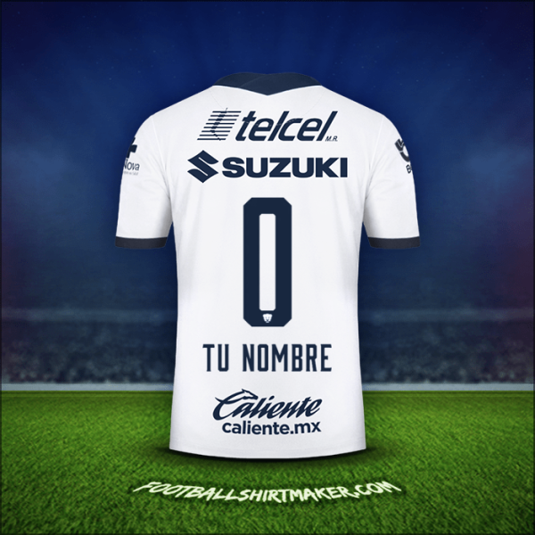 Camiseta Pumas UNAM 2020/21 -  tu nombre - 0