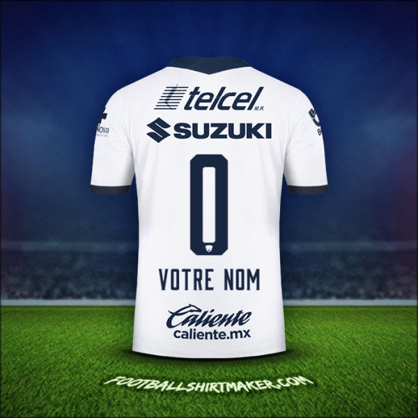 Maillot Pumas UNAM 2020/21 -  votre nom - 0