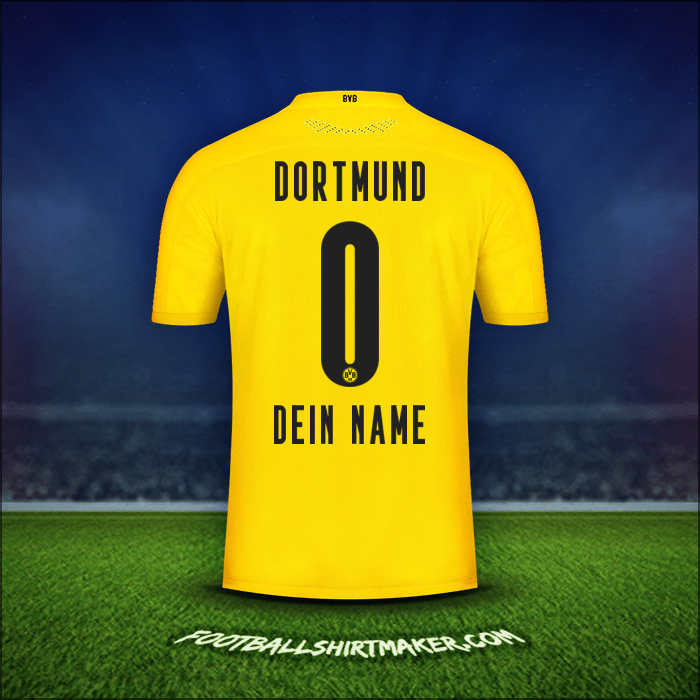 Trikot Borussia Dortmund 2020/21 -  dein name - 0
