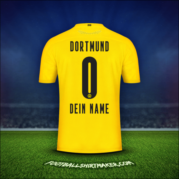 Trikot Borussia Dortmund 2020/21 -  dein name - 0