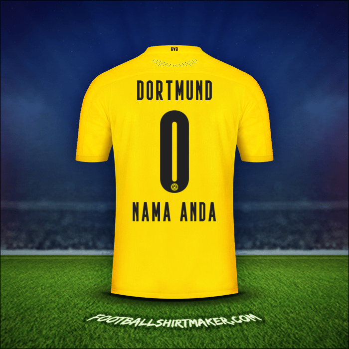 Jersey Borussia Dortmund 2020/21 -  nama anda - 0