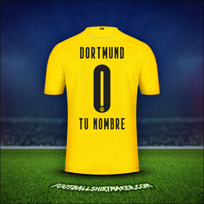 Camiseta Borussia Dortmund 2020/21 -  tu nombre - 0