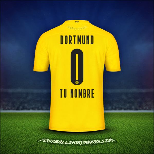 Camiseta Borussia Dortmund 2020/21 -  tu nombre - 0