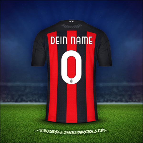 Trikot AC Milan 2020/21 -  dein name - 0