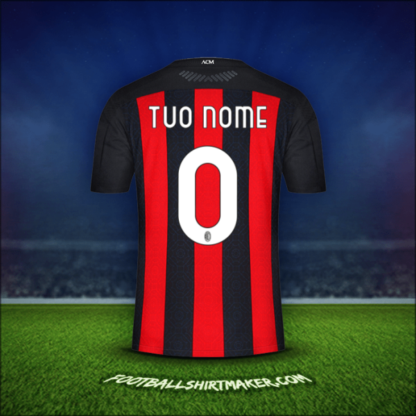 Maglia AC Milan 2020/21 -  tuo nome - 0