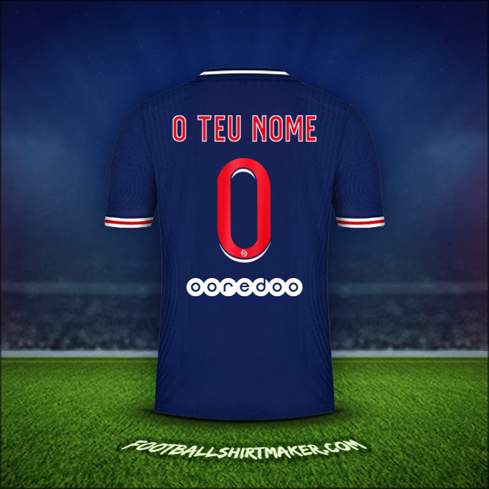 Camisola Paris Saint Germain 2020/21 -  o teu nome - 0