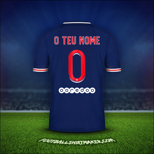 Camisola Paris Saint Germain 2020/21 -  o teu nome - 0