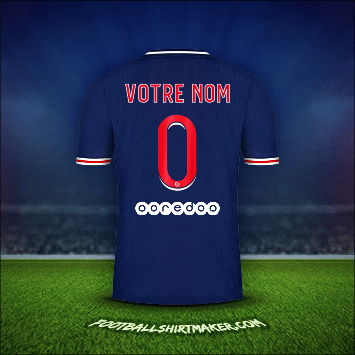 Maillot Paris Saint Germain 2020/21 -  votre nom - 0