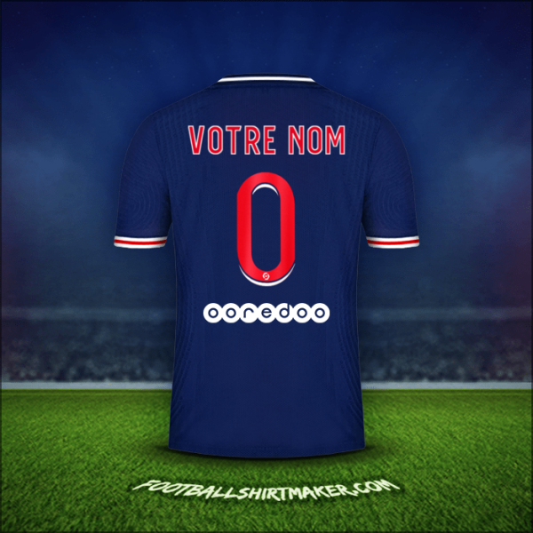 Maillot Paris Saint Germain 2020/21 -  votre nom - 0