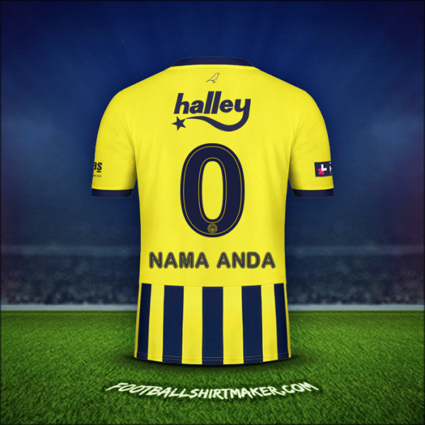 Jersey Fenerbahce SK 2020/21 -  nama anda - 0
