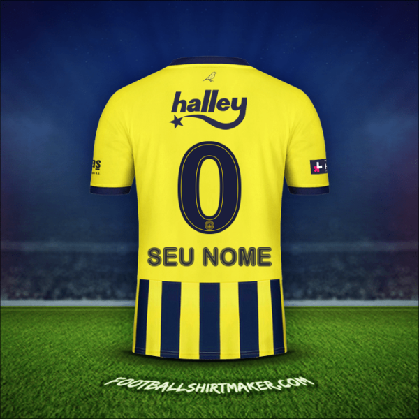 Camisa Fenerbahce SK 2020/21 -  seu nome - 0