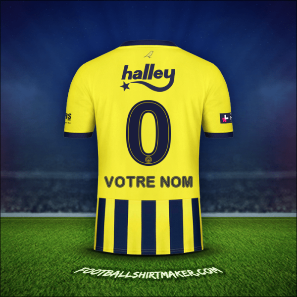 Maillot Fenerbahce SK 2020/21 -  votre nom - 0