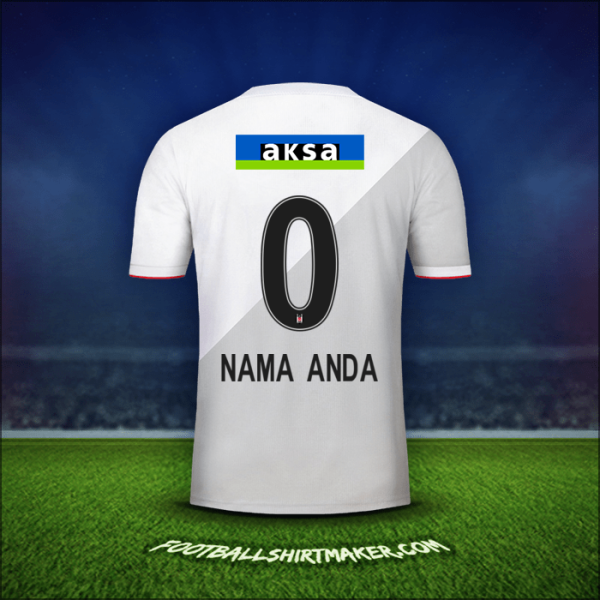 Jersey Besiktas JK 2020/21 -  nama anda - 0