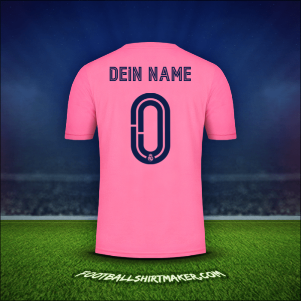 Trikot Real Madrid CF Cup 2020/21 Auswärts -  dein name - 0